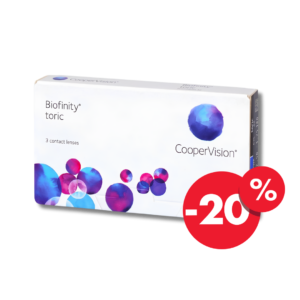 Biofinity toric -20% від 2-х упаковок