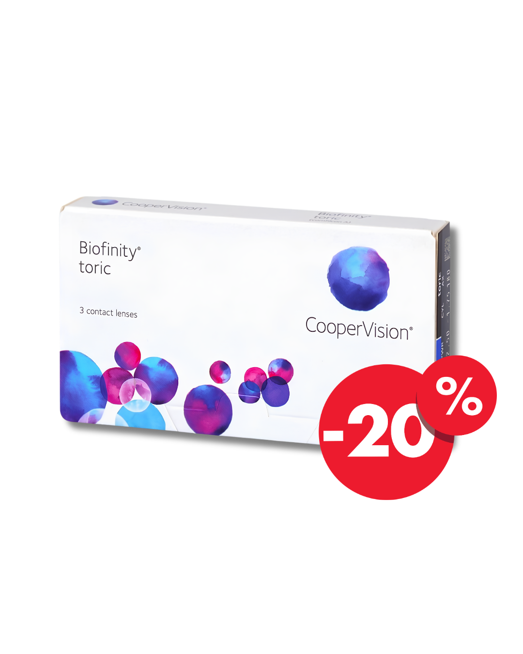Biofinity toric -20% від 2-х упаковок